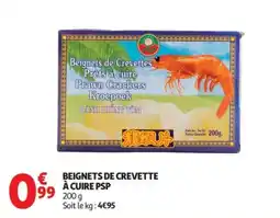 Auchan Beignets de crevette à cuire psp offre