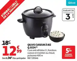 Auchan Qilive cuiseur à riz q.5524 offre
