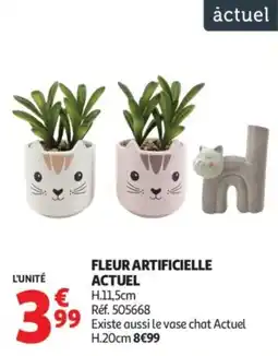 Auchan Fleur artificielle actuel offre