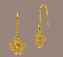 Auchan Boucles d'oreilles or 24 carats offre