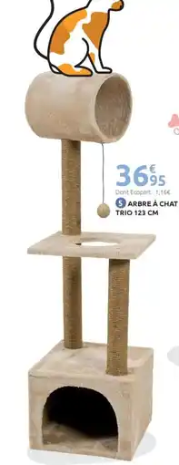 Mr Bricolage Arbre à chat trio 123 cm offre