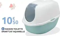 Mr Bricolage Maison toilette smart'cat aquarelle offre