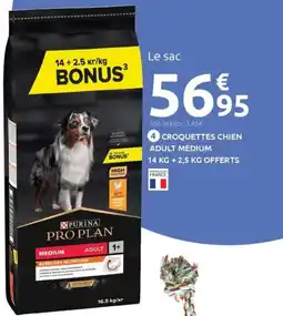 Mr Bricolage PURINA PRO PLAN Croquettes chien adult médium offre