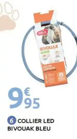 Mr Bricolage ZOLUX Collier led bivouak bleu offre