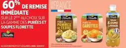 Auchan SUR LE 2ÈME AU CHOIX SUR LA GAMME DES PURÉES ET SOUPES FLORETTE offre