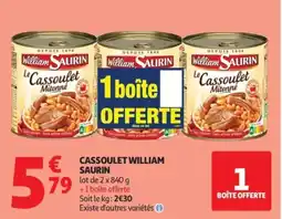 Auchan Cassoulet william SAURIN offre