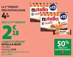 Auchan Nutella b-ready offre