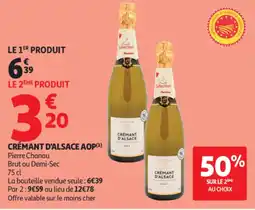 Auchan Crémant d'alsace aop offre
