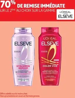 Auchan SUR LE 2EME AU CHOIX SUR LA GAMME L'ORÉAL PARIS ELSEVE offre