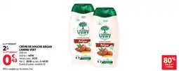 Auchan Crème de douche argan l'arbre vert offre