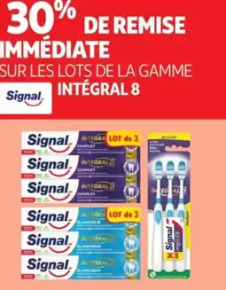 Auchan SUR LES LOTS DE LA GAMME INTÉGRAL 8 Signal offre