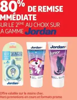 Auchan SUR LE 2EME AU CHOIX SUR LA GAMME Jordan offre