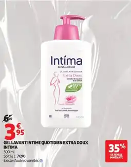 Auchan Gel lavant intime quotidien extra doux intima offre