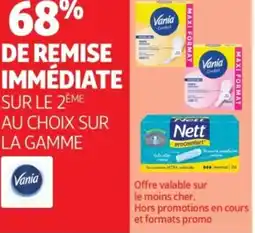 Auchan SUR LE 2ÈME AU CHOIX SUR LA GAMME Vania offre