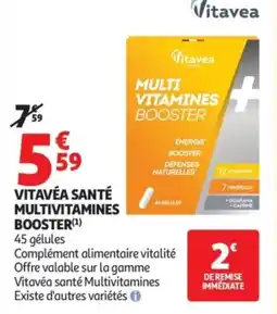 Auchan Vitavéa santé multivitamines booster offre