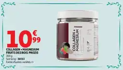 Auchan Collagen + magnesium fruits des bois prozis offre