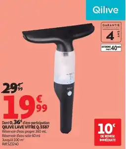 Auchan Qilive lave vitre q.5587 offre