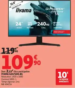 Auchan Iyama g2471hs-b1 offre