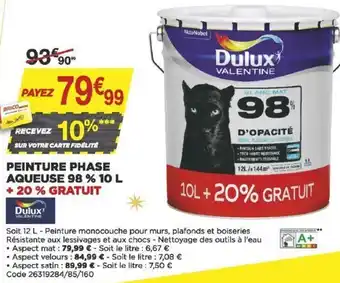 Bricomarché Peinture Phase offre