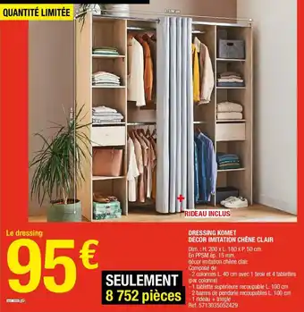 Brico Dépôt Dressing Komet offre