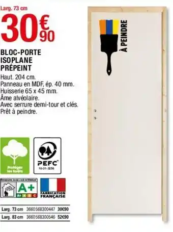 Bloc-Porte Isoplane