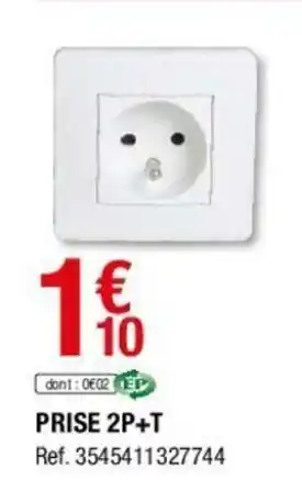 Brico Dépôt Prise 2P+T offre