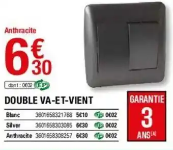 Brico Dépôt Double Va-Et-Vient offre