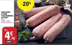 E.Leclerc SAUCISSON À CUIRE SALAISSONIERS DU PILAT offre