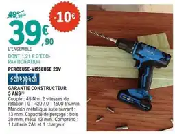 E.Leclerc Perceuse-Visseuse 20V offre