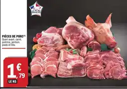 E.Leclerc PIÈCES DE PORC offre