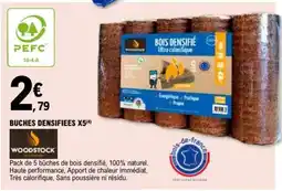 E.Leclerc BUCHES DENSIFIEES X5 offre