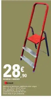 E.Leclerc Escabeau 3 Marches offre