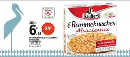 E.Leclerc FLAMMEKUECHES ALSACIENNES SURGELÉES “KAUFFER’S” offre