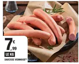 E.Leclerc Saucisse viennoise offre