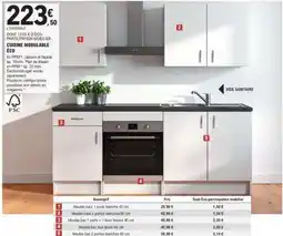 E.Leclerc CUISINE MODULABLE ÉCO offre