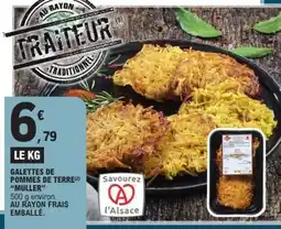 E.Leclerc GALETTES DE POMMES DE TERRE MULLER offre