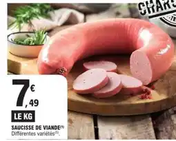 E.Leclerc Saucisse de viande offre