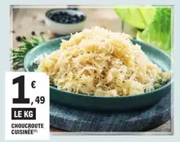 E.Leclerc Choucroute cuisinée offre