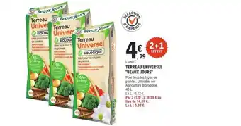 TERREAU UNIVERSEL 'BEAUX JOURS'