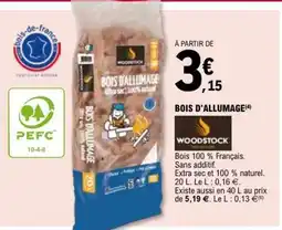 E.Leclerc Bois d'allumage offre