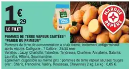 E.Leclerc POMMES DE TERRE VAPEUR SAUTÉES offre