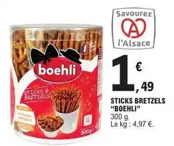 E.Leclerc STICKS & BRETZELS “BOEHLI” offre