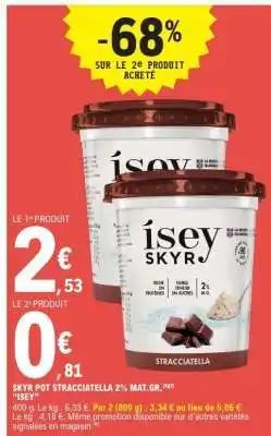 E.Leclerc SKYR POT STRACCIATELLA 2% MAT.GR offre