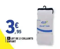 E.Leclerc LOT DE 2 COLLANTS ENFANT offre