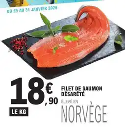 E.Leclerc FILET DE SAUMON DÉSARÊTÉ offre