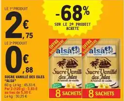 E.Leclerc Sucre Vanillé des Isles Alsa offre