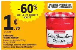 E.Leclerc Confiture 'Bonne Maman' offre