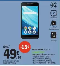 E.Leclerc SMARTPHONE EZY 2 offre