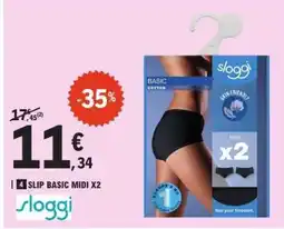 E.Leclerc SLIP BASIC MIDI X2 offre