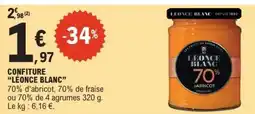 E.Leclerc CONFITURE “LÉONCE BLANC” offre